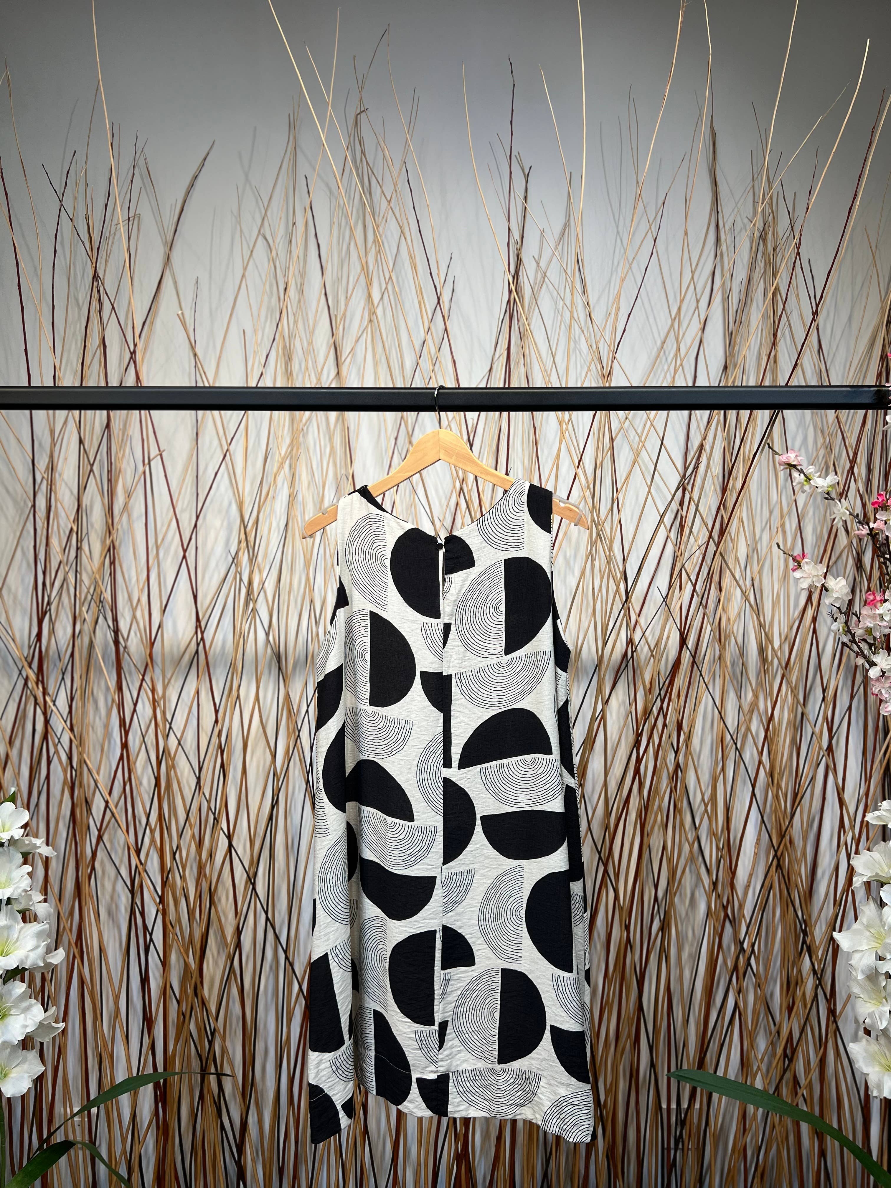 L'Emotion - Wholesale Dress - Women's - Mid-Thigh Length Circle Pattern Dresses 8