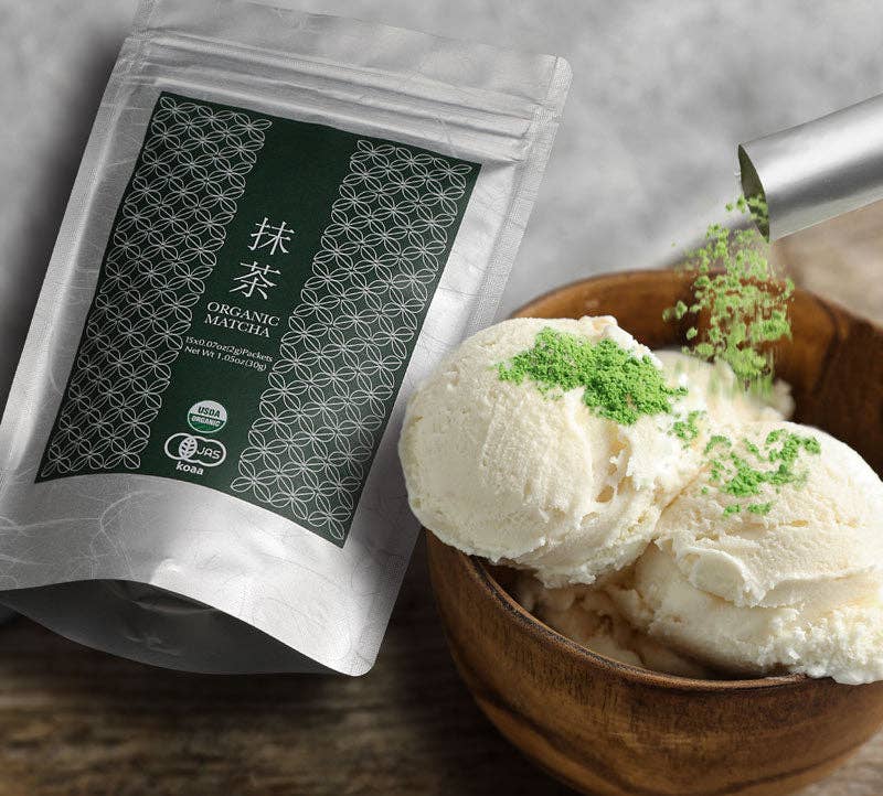 KagoshimaTea.com - Wholesale Health/Detox Tea - Organic Kagoshima Ceremonial Matcha - On-the-Go Stick Single5