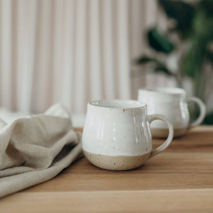 Kopp "Vivien" vit för wholesale av Töpferei am Wald