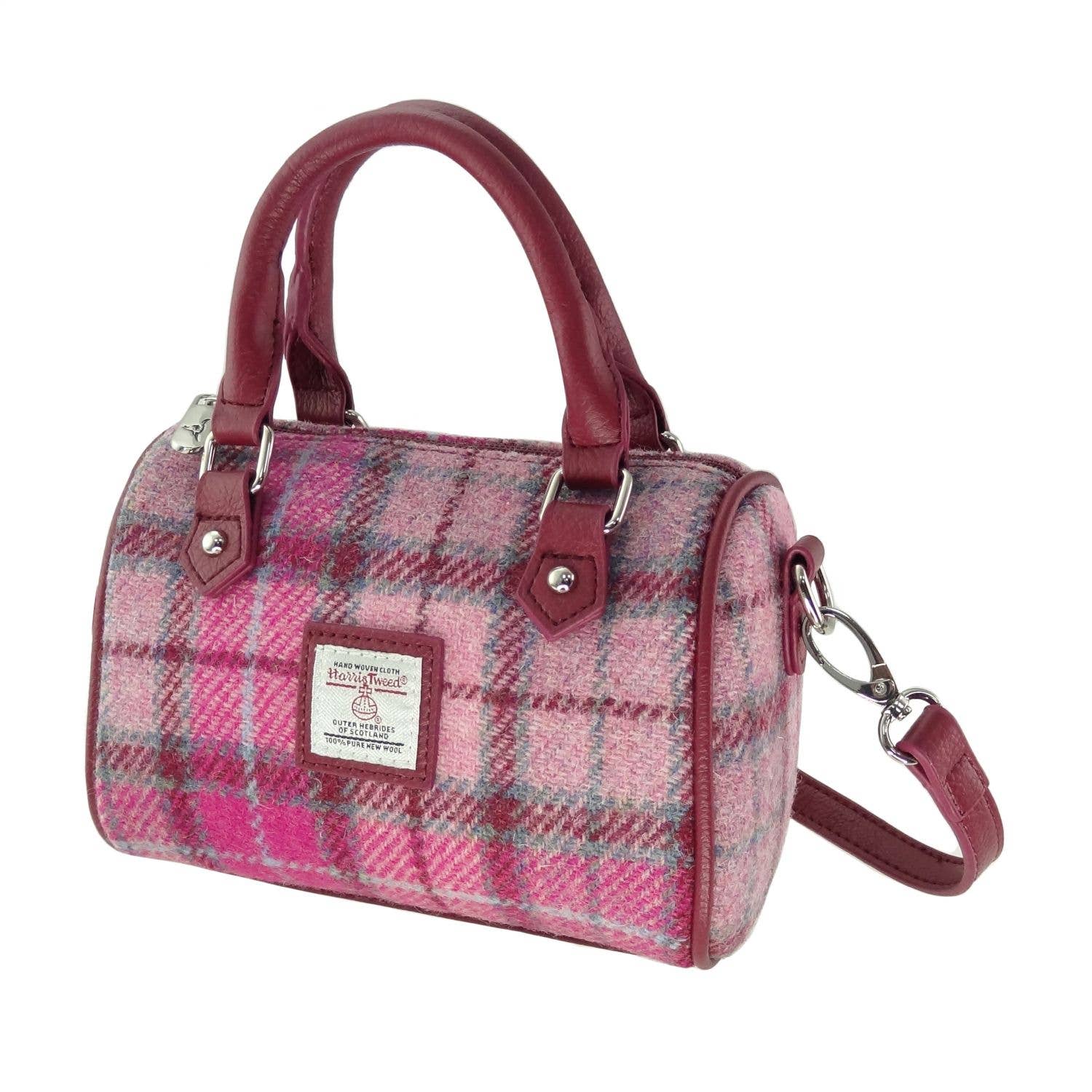 Glen Appin Of Scotland - Wholesale Top Handle Bag - Women's - LB1203 Harris Tweed 'Kilbride' Mini Bowling Bag27