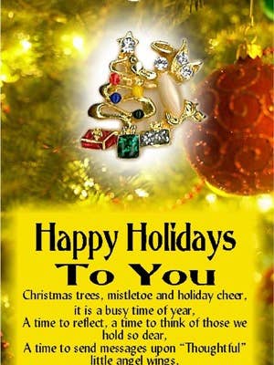 1102 Happy Holidays To You for wholesale by Thoughtful Little Angels