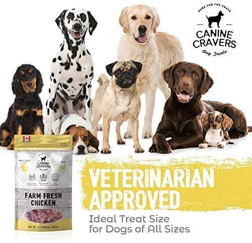 Canine Cravers – Großhandel Leckerlis – Hund – Farm Fresh Hühnerbrust 5,3-Unzen-Beutel6