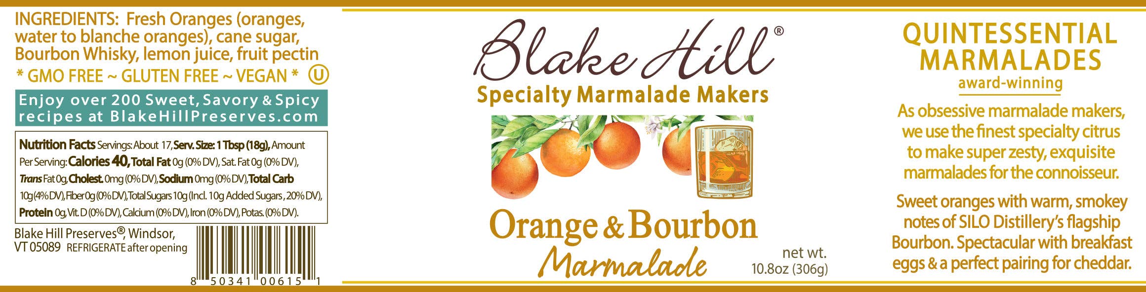 Blake Hill Preserves - Wholesale Jam/Jelly - Orange & Bourbon Marmalade8