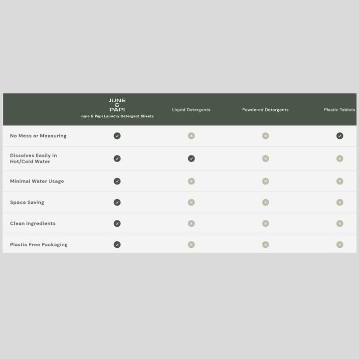 June & Papi - Wholesale Laundry Detergent Powder/Pods - Sunday Morning Laundry Detergent Sheets3