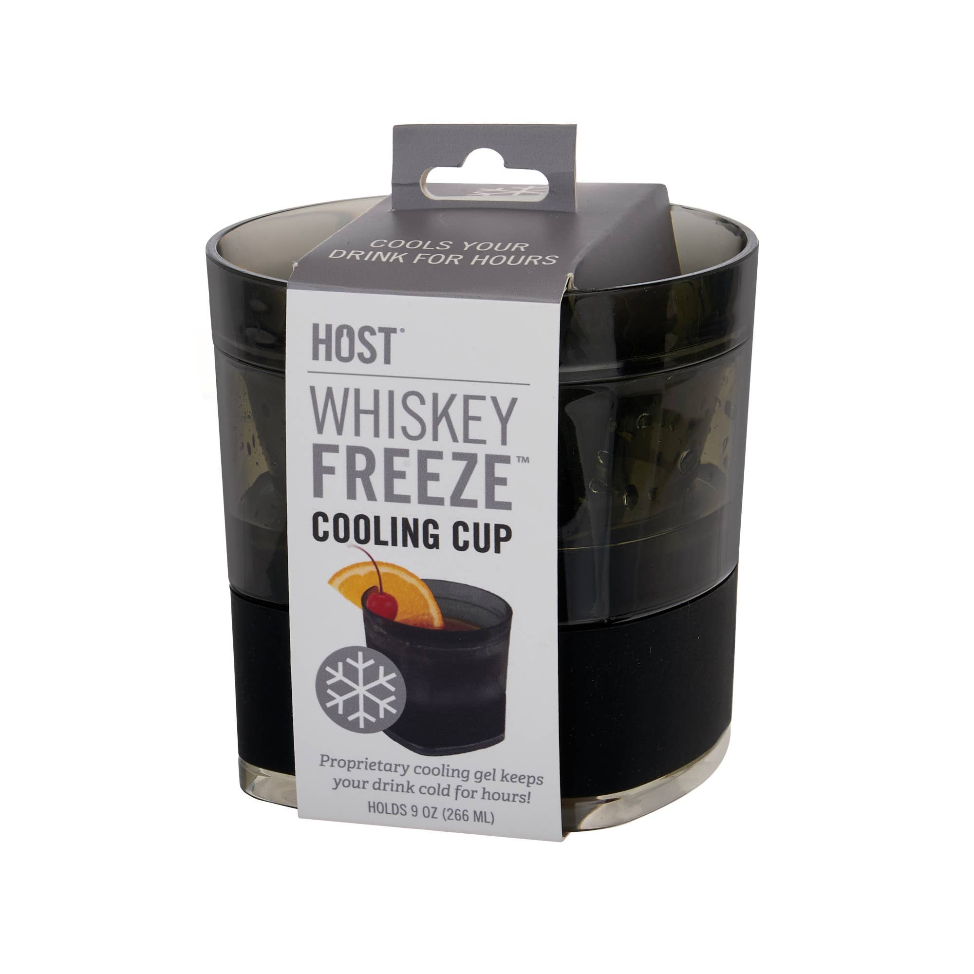 HOST - Wholesale Cocktail/Liquor Glass - Whiskey FREEZE™ Insulated Cooling Cups in Smoke CDU of 121