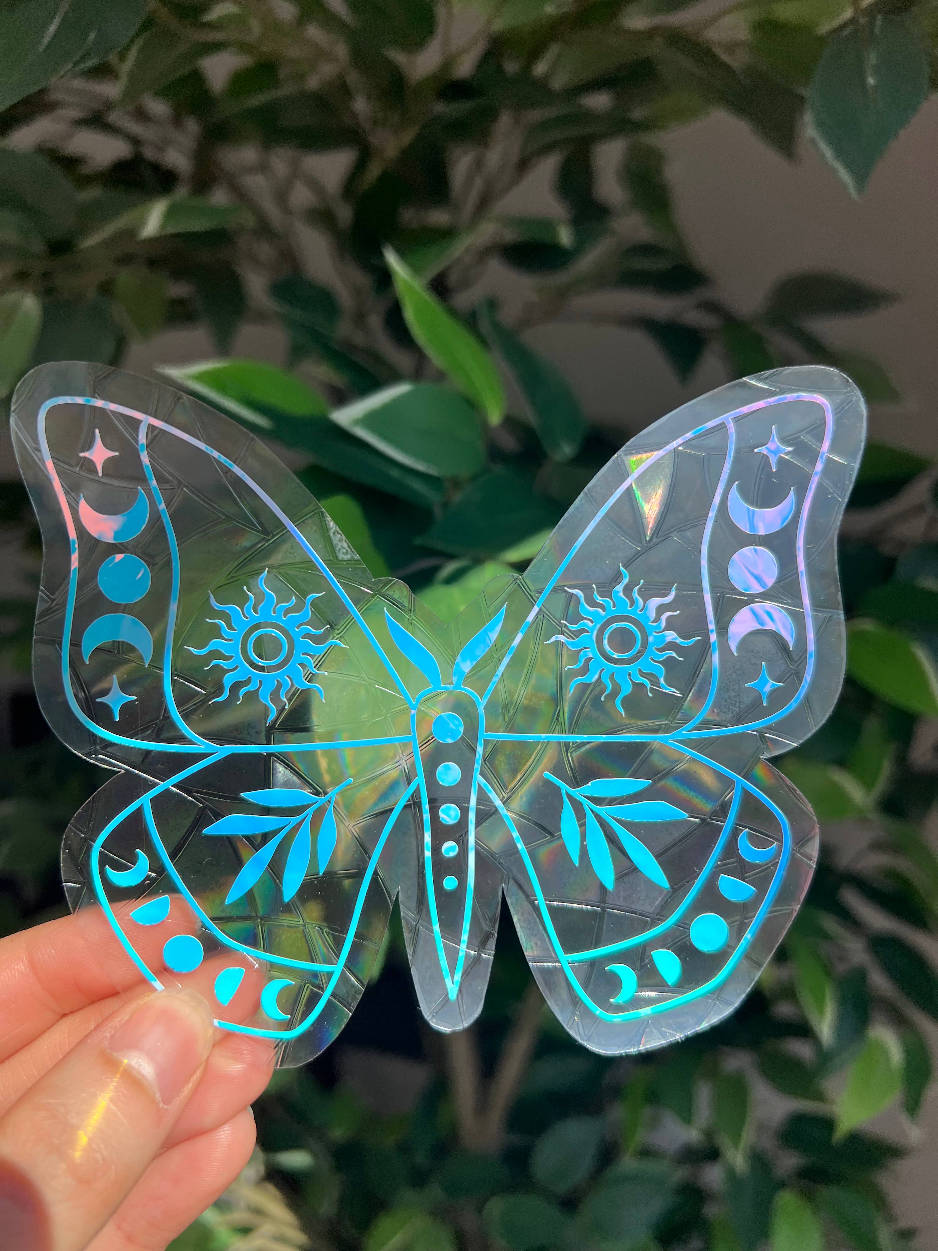 Thirty Three Prints – wholesale Solfångare – Himmelsfjäril, Rainbow Sun Catcher, Fönsterklammer