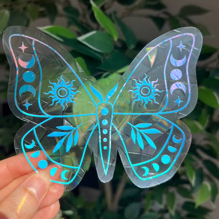 Thirty Three Prints – wholesale Solfångare – Himmelsfjäril, Rainbow Sun Catcher, Fönsterklammer 0