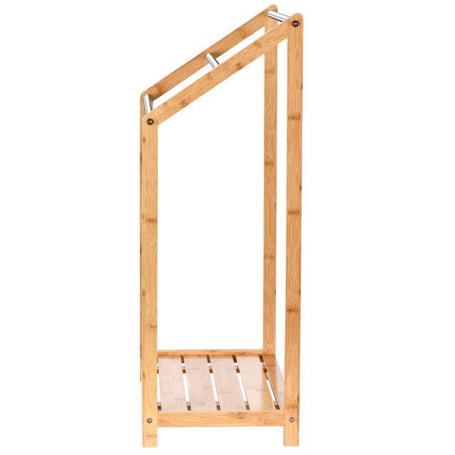 ToiletTree Products - Wholesale Drying Rack - 3-Tier Bamboo Rust-Proof Shirt Towel Bathroom Drying Rack3