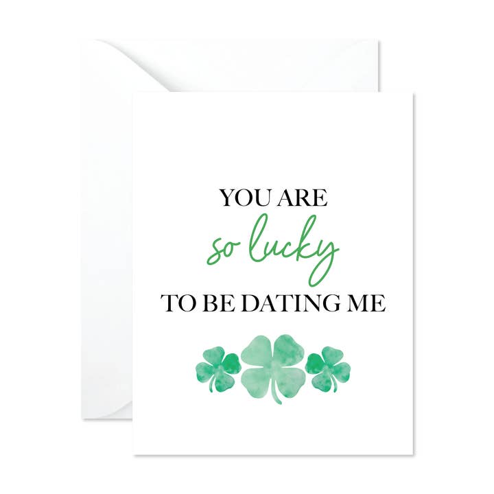 Shamrock St. Patrick's Day Love Card - Shamrock Card voor wholesale door Slate + Brush Design Studio