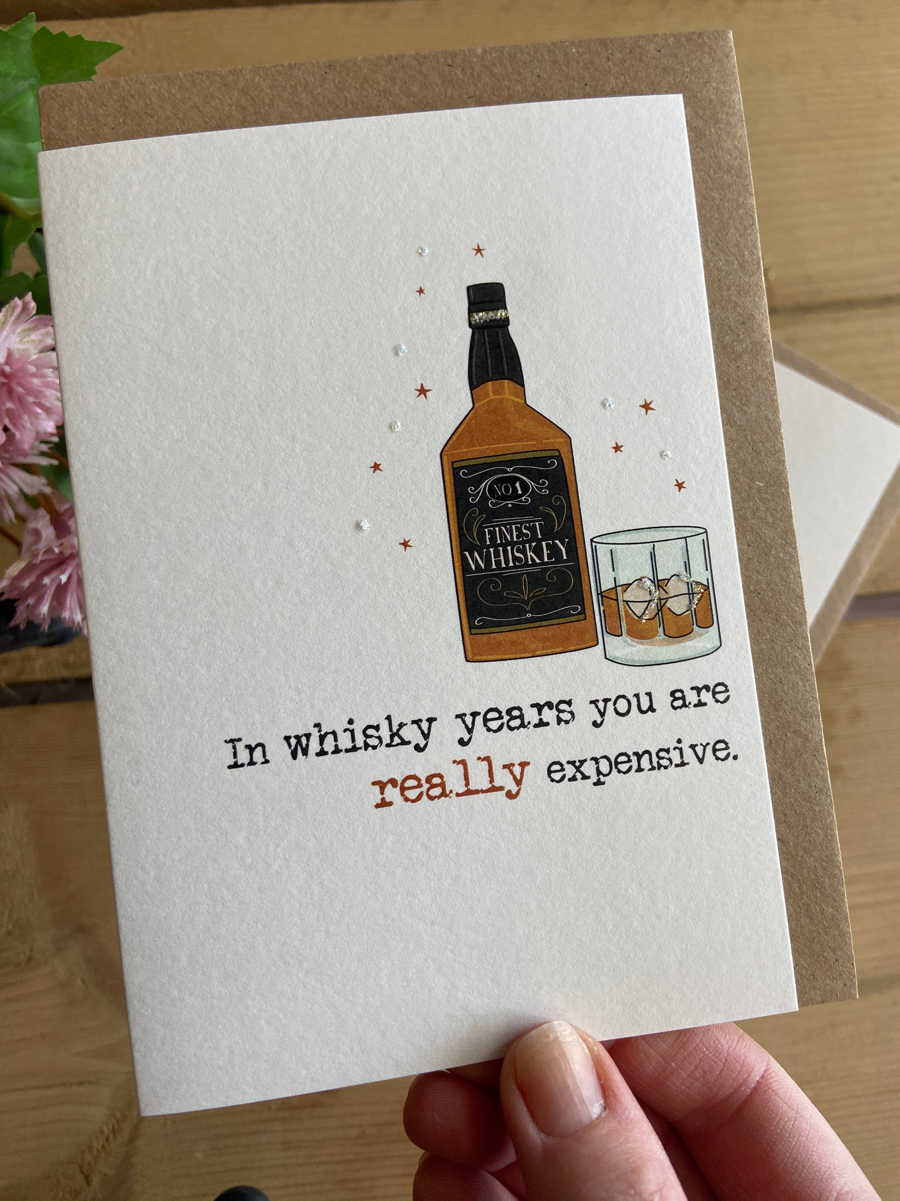 Dandelion Stationery – Großhandel Geburtstagskarten – Whisky-Jahre - teuer - Grußkarte3