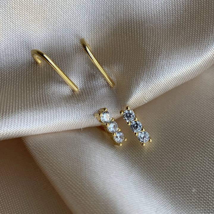 EAR JACKET - GOLD for wholesale by FALA