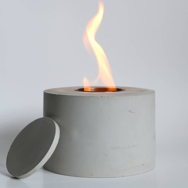 Tabletop Concrete Fire Pit for wholesale by SugarByrd