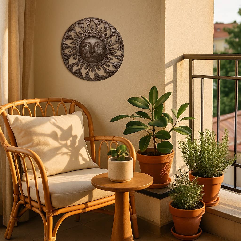 Beyond Borders - Wholesale Wall Accent - Medallion Sun Face1