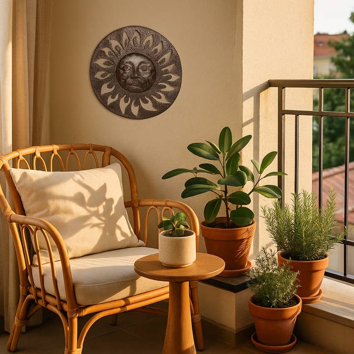 Beyond Borders - Wholesale Wall Accent - Medallion Sun Face1