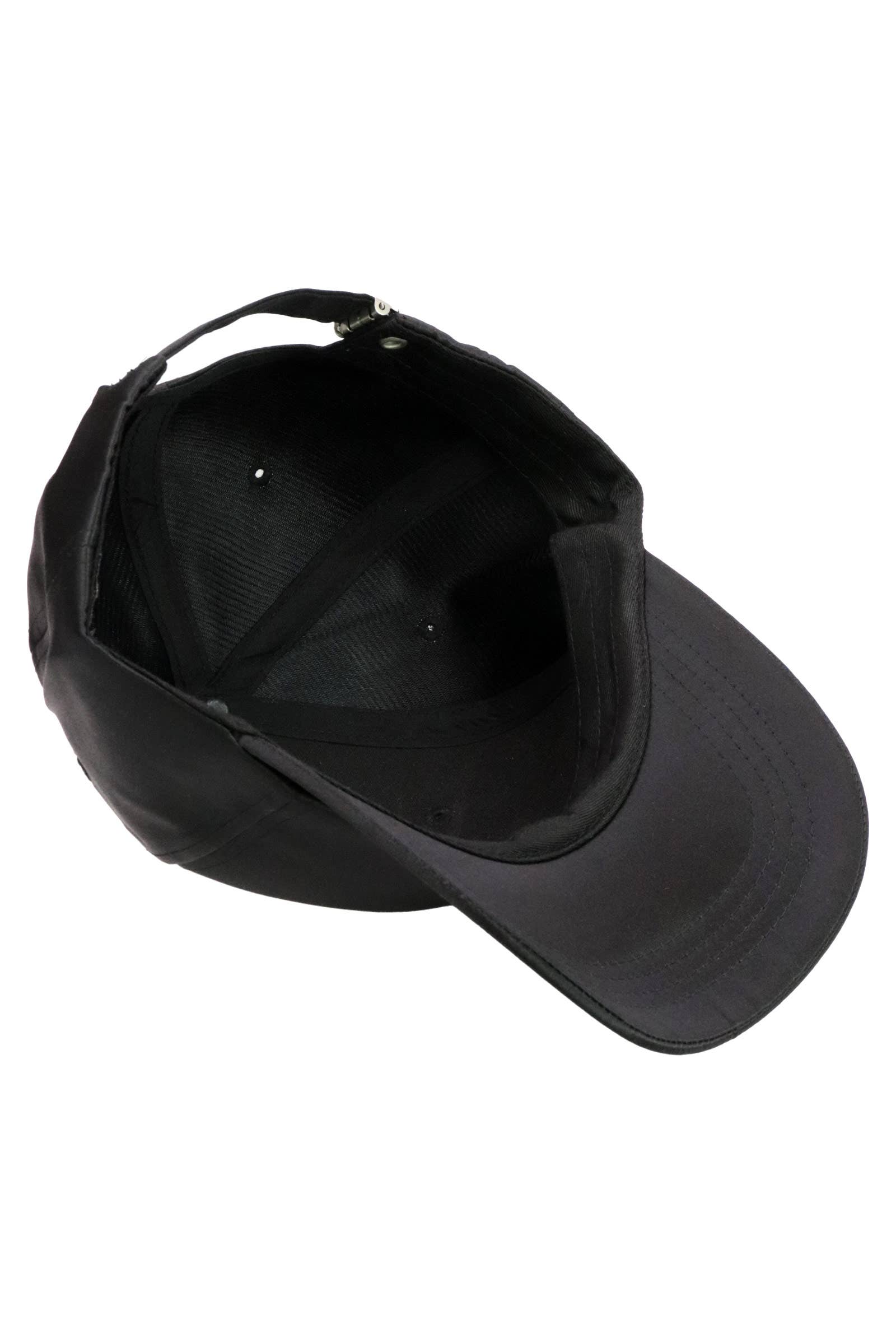 Cap Zone - Wholesale Baseball Cap - Unisex - Faux Silk Satin Strap Back Baseball Cap3