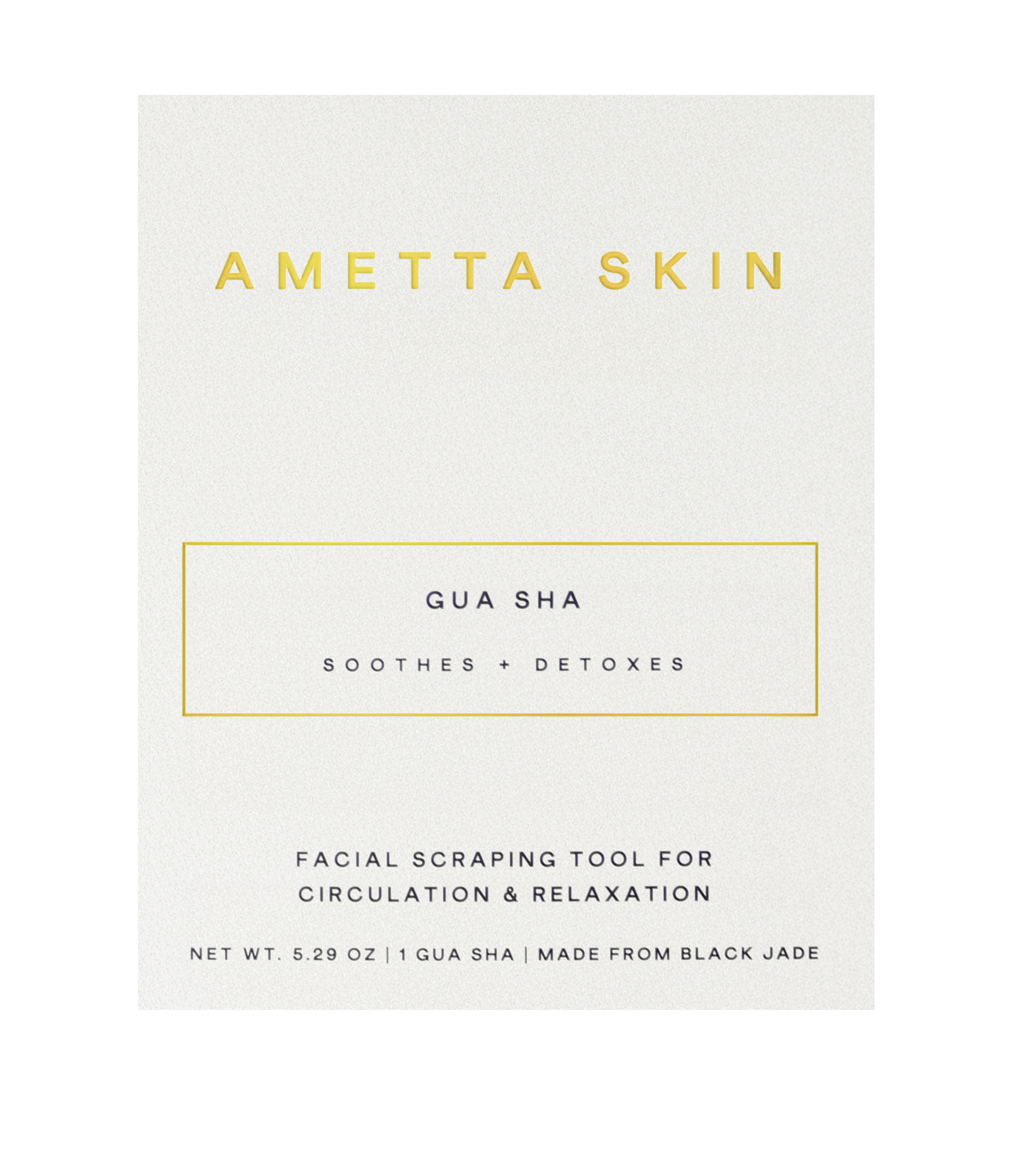 AMETTA SKIN CARE - Wholesale Gua Sha Tool - Black Jade Gua Sha8