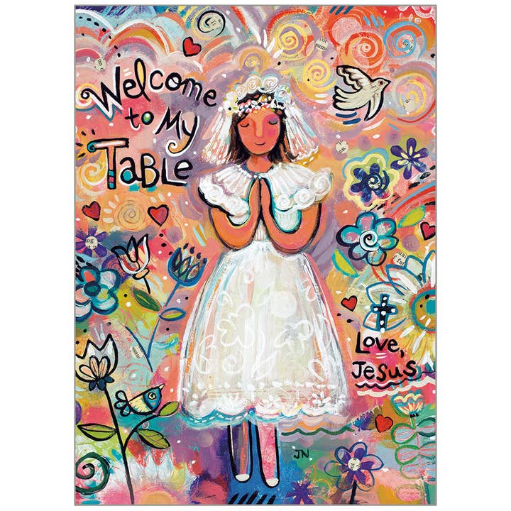 First Communion Girl - Faith First Communion Girl Card for wholesale by Legacy