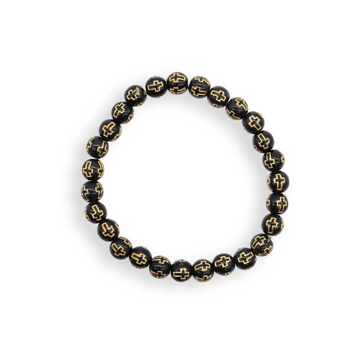 The Charm Bar Company - Wholesale Beaded bracelet - Colorful Cross Bracelets - Assorted3