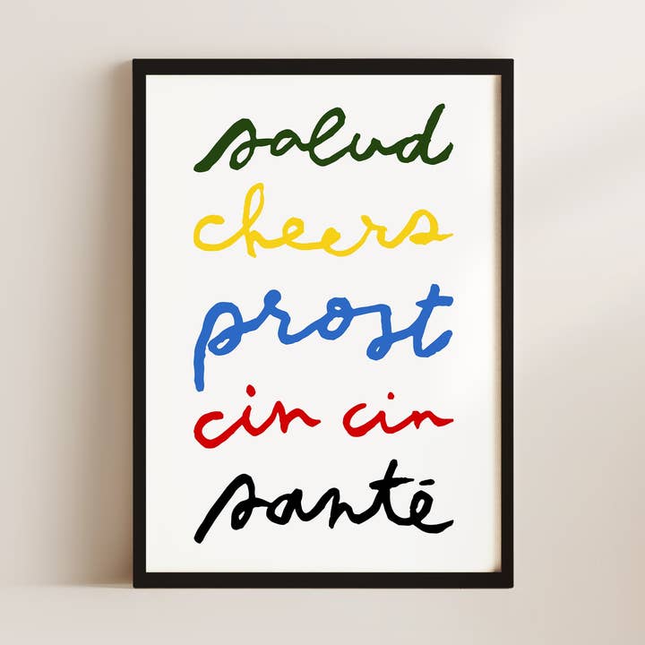 Salud Idiomas Arte de Pared Impresión para venta al por mayor de Alluvion