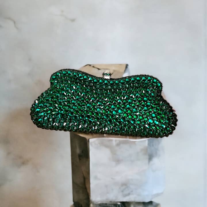 SIBYLLADELPHICA - Wholesale Clutch Bag - Women's - Spike Crystal-Embellished Clutch - "Donna Lucia"5