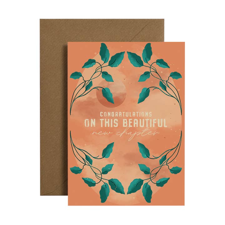 Congratulations New Chapter Card | Congratulations Cards for wholesale by I am Roxanne