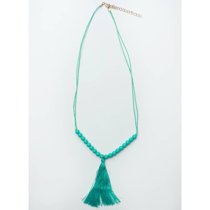 Beaded Tassels Necklaces for wholesale by Sparkle Sisters by Couture Clips