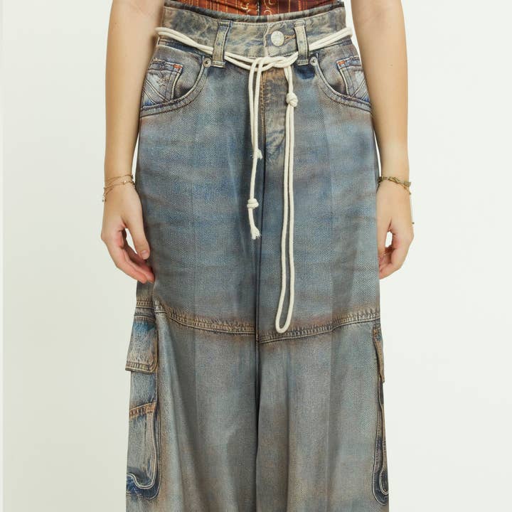 Pantalon Sateen Rouille - Jeanious pour la vente par IPNG Design