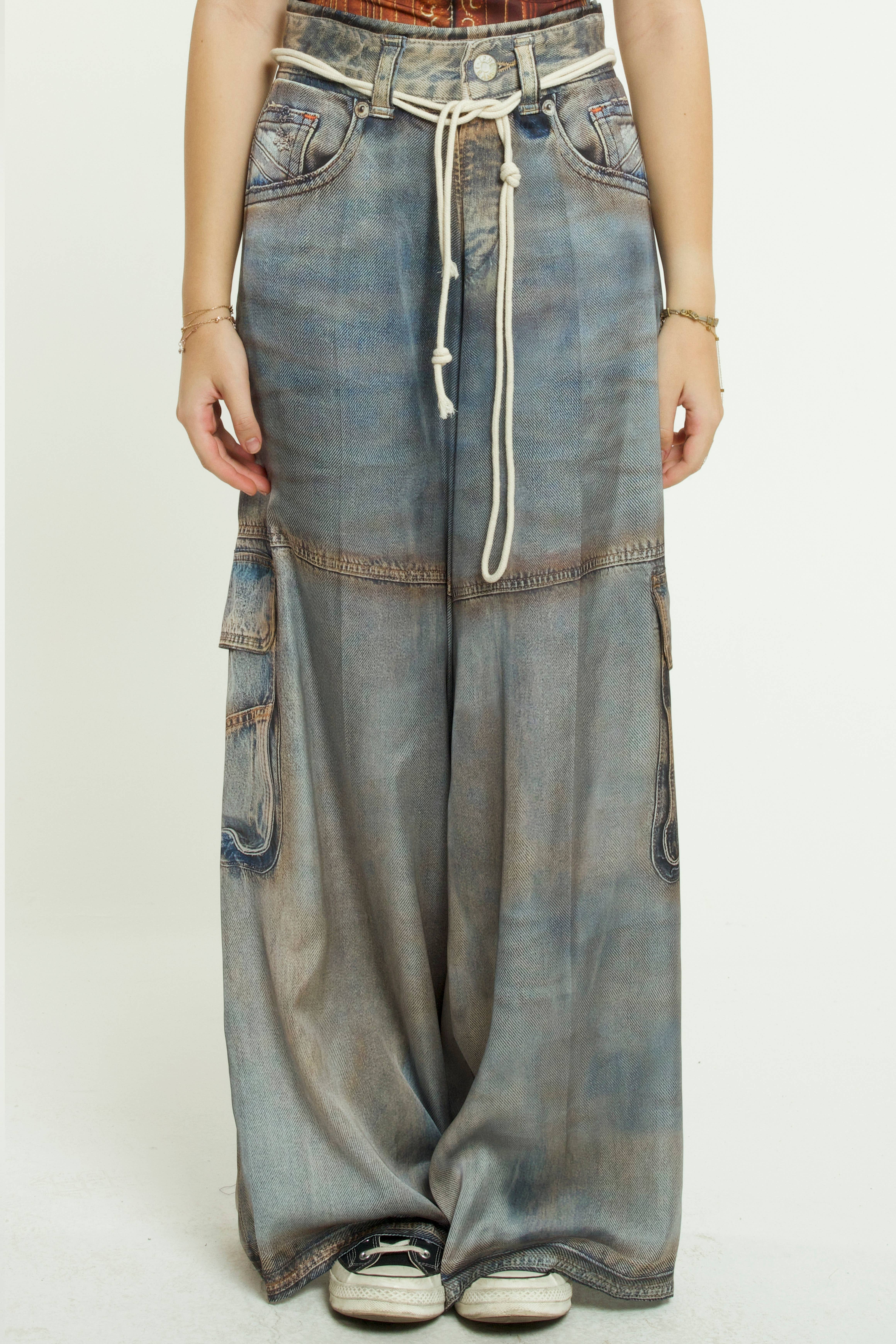 IPNG Design – Engroshandel Bukser - Dame – Bukser Sateen Rust - Jeanious