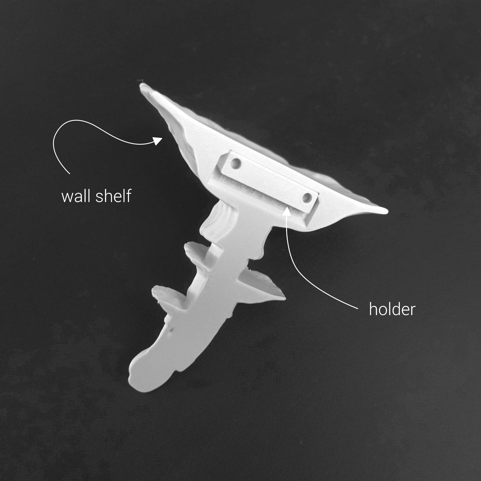 Brehmwood Creative - Wholesale Wall Mounted Shelf - Amanita Fungus Floating Shelf Decor | 20 Color Options | Unique Home Accent5