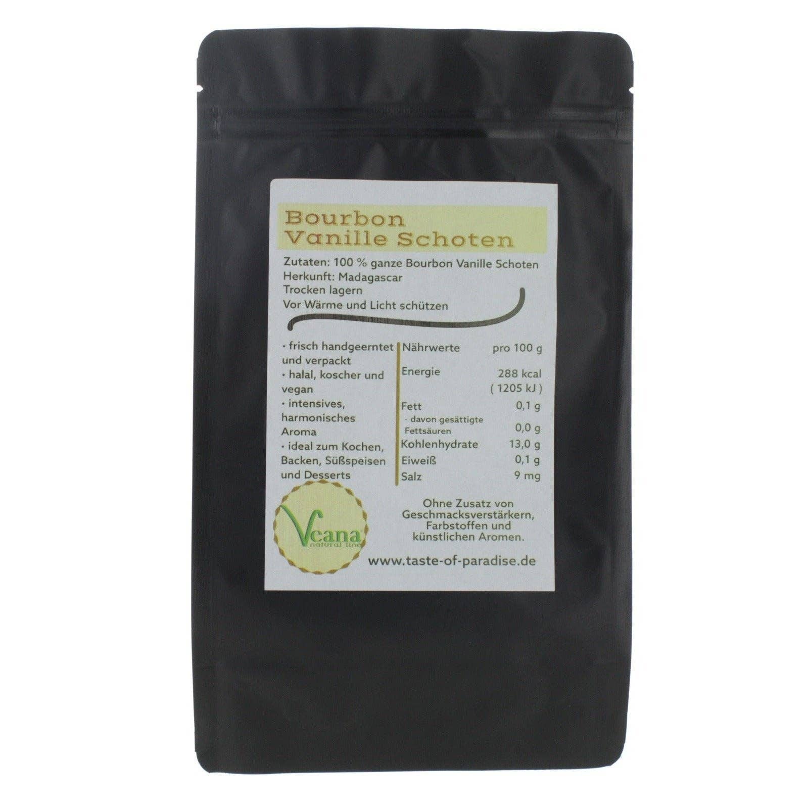 Taste of Paradise - Vendita all'ingrosso Estratti di frutta/alla vaniglia - Baccelli di vaniglia Bourbon Jumbo XXL (25x 20-23 cm) Top Gourmet Qualità - Grado A 100% naturale dal Madagascar3