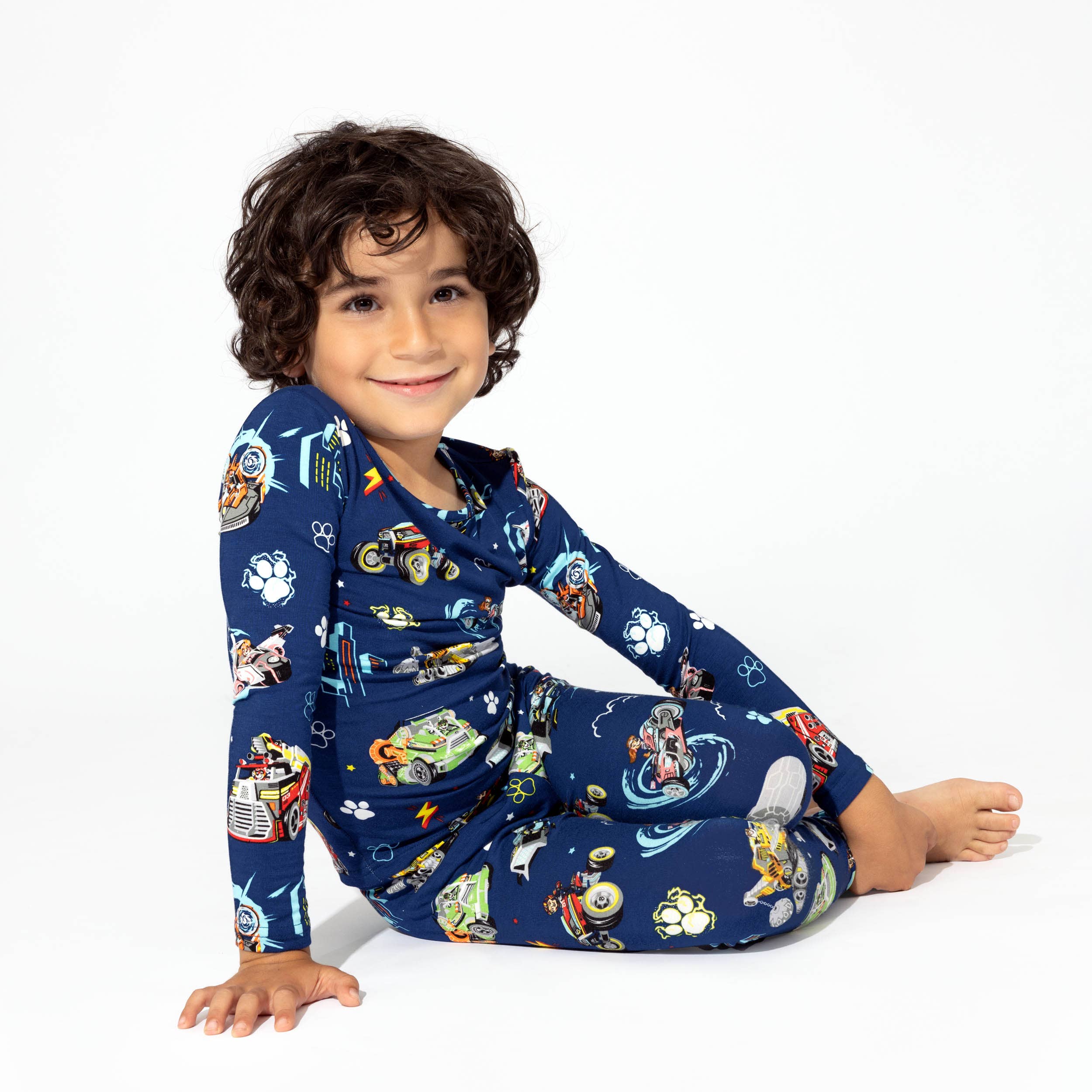Bellabu Bear – wholesale Pyjamasset - Barn – PAW Patrol Mighty Vehicles Bambu Pyjamas för barn4