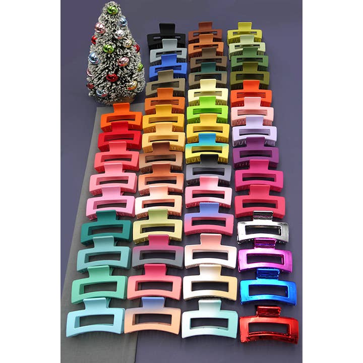 JOSSLYN by wall to wall - Wholesale Hair Clip - Women's - JUMBO CLASSIC HAIR CLAW CLIPS | 21H0244