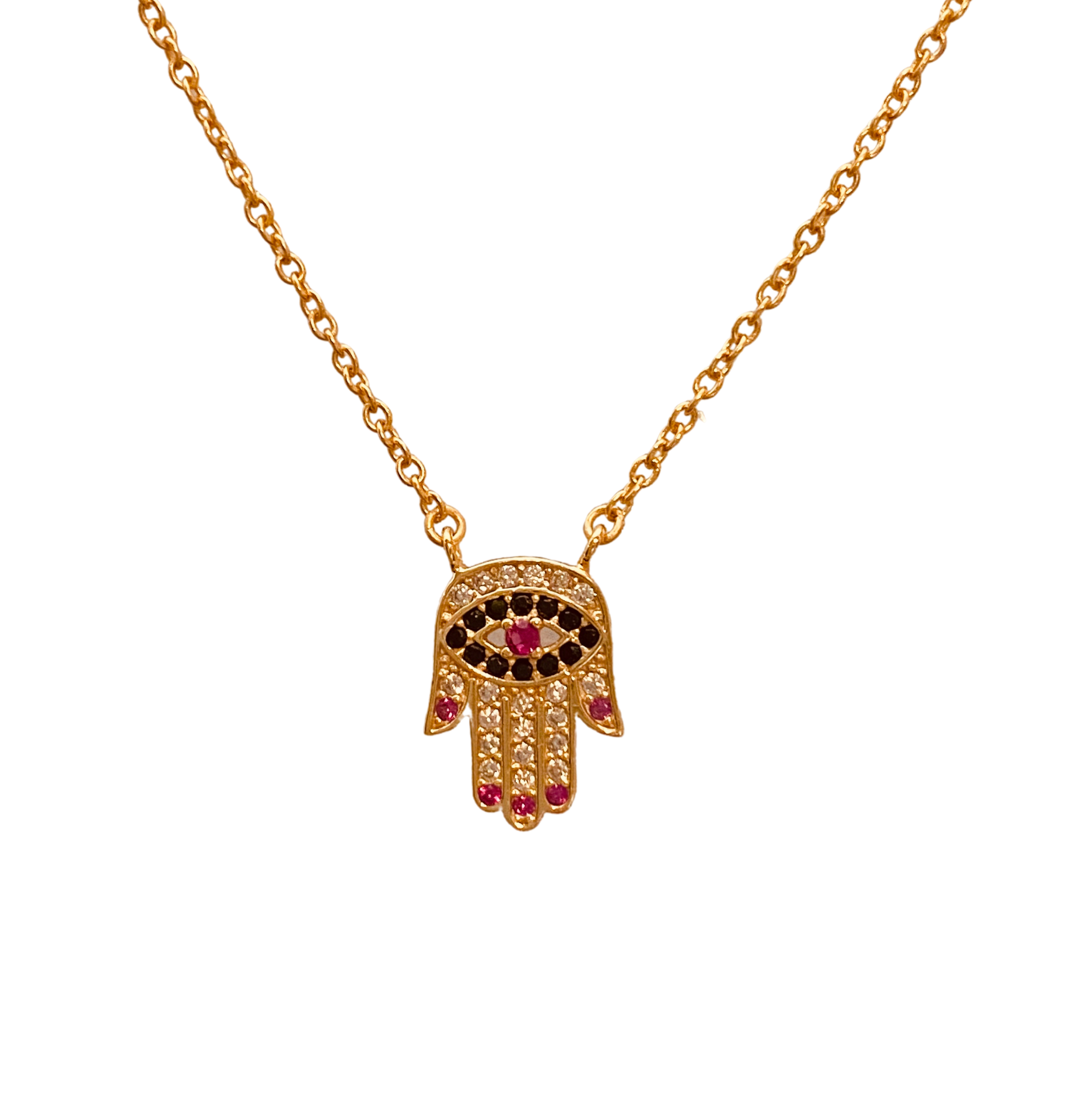 Be the Good - Wholesale Pendant/Charm Necklace - Hamsa Glam Hands Necklace1