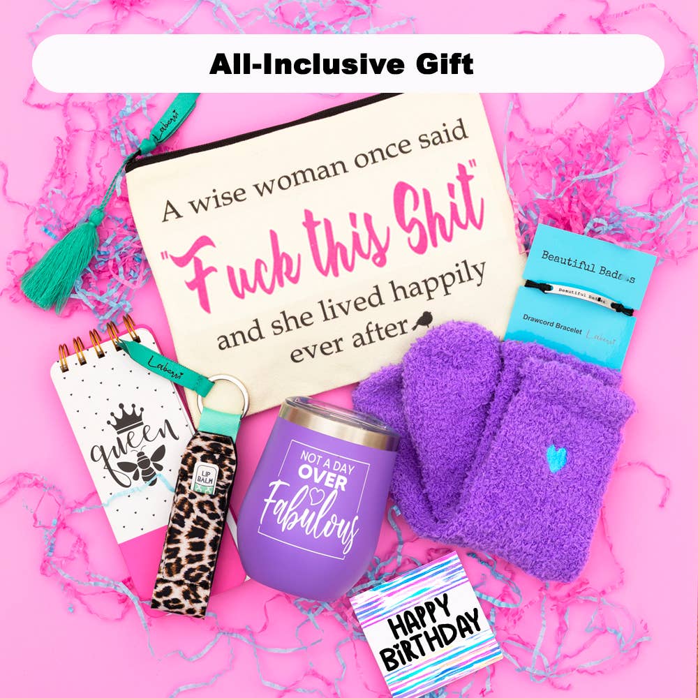 Laberri - Wholesale Gift Bag Set/Pack - BULK - 16 Bestie Gift Set (with Cuss Words)  2