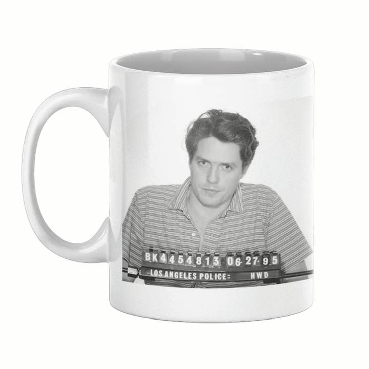 Lucky Mfg. Co. – Großhandel Kaffeebecher – Hugh Grant Mugshot Tasse