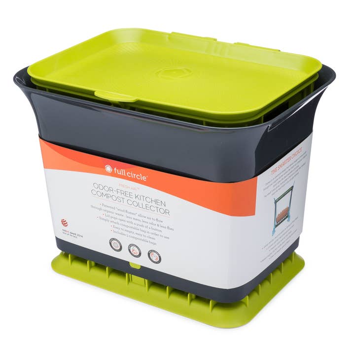 Full Circle Home - Wholesale Kitchen Tool/Gadget - Fresh Air Odor-Free Compost Collector