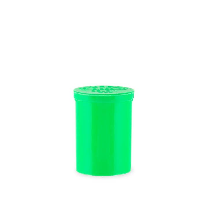 Cannatron - Wholesale Humidor/Cigar Accessory - 30 Dram Loud Lock Child Resistant Pop Top Vials - 160ct25