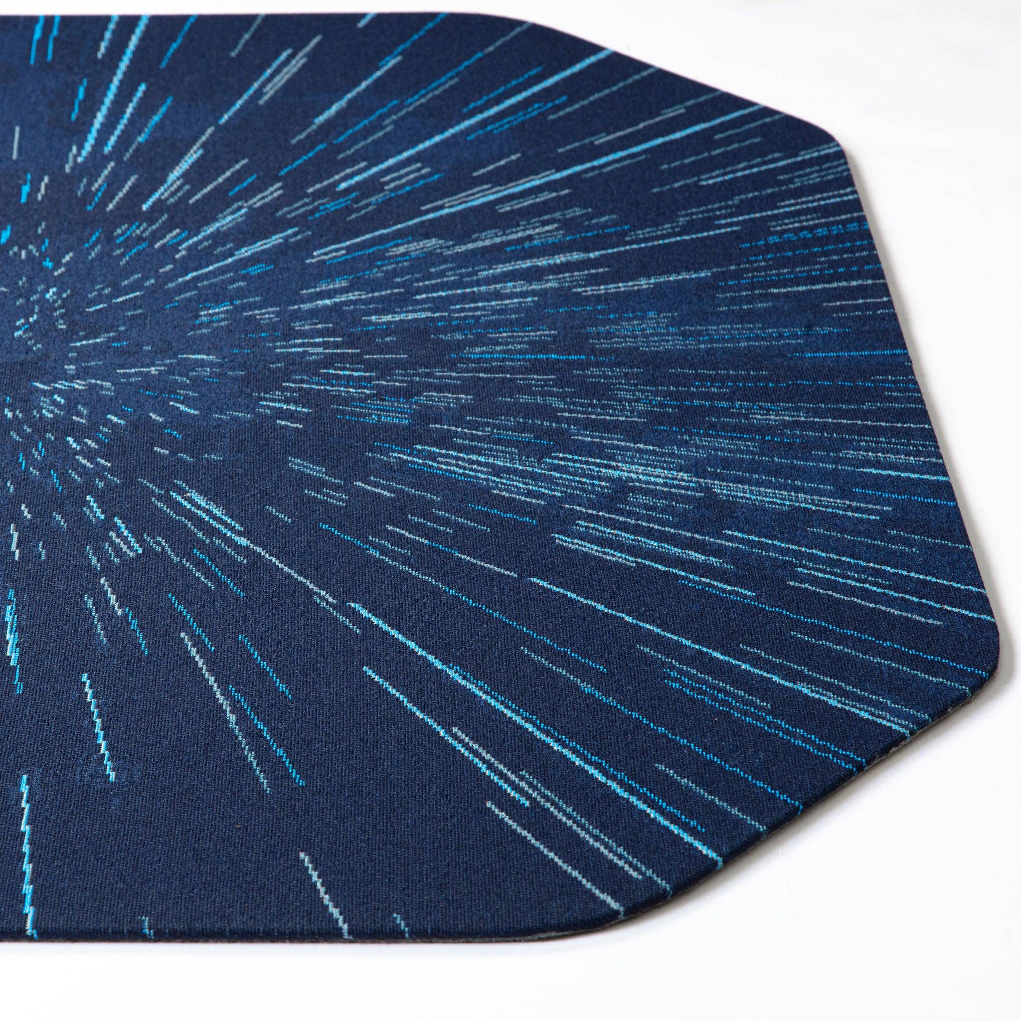 Anji Mountain - Wholesale Floor Mat - Galaxy Blue Gaming Rug'd Chair Mat™4