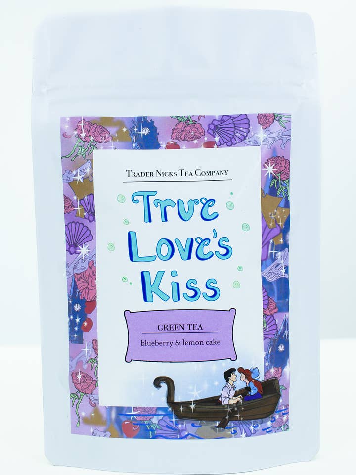 Thé vert aux myrtilles True Love's Kiss pour la vente par Trader Nicks Tea Company