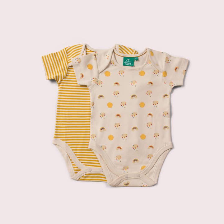 Sunshine and Rainbows baby bodies for wholesale on Faire