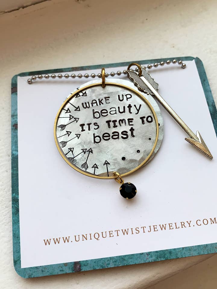 Beauty And Beast Necklace for wholesale by Unique Twist Jewelry