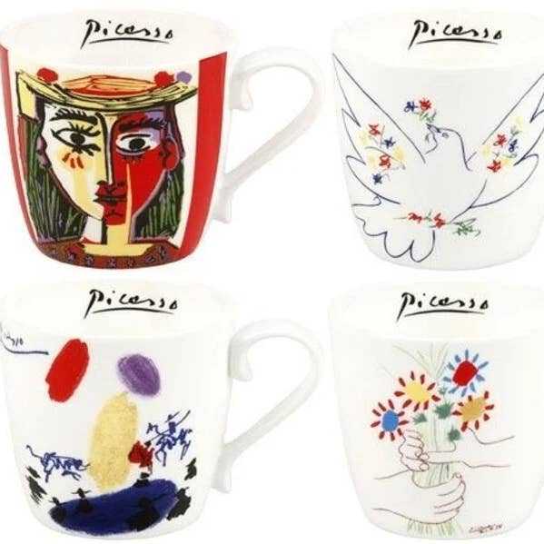 Mokken, set van 4, Pablo Picasso voor wholesale door MUSEUM WEBSHOP