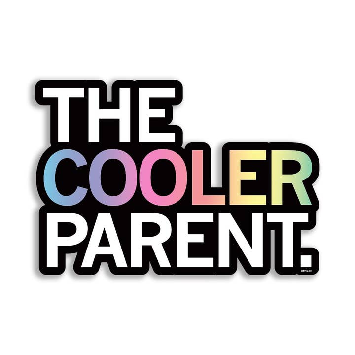 RAYGUN - Wholesale Sticker - The Cooler Parent Die-cut Sticker