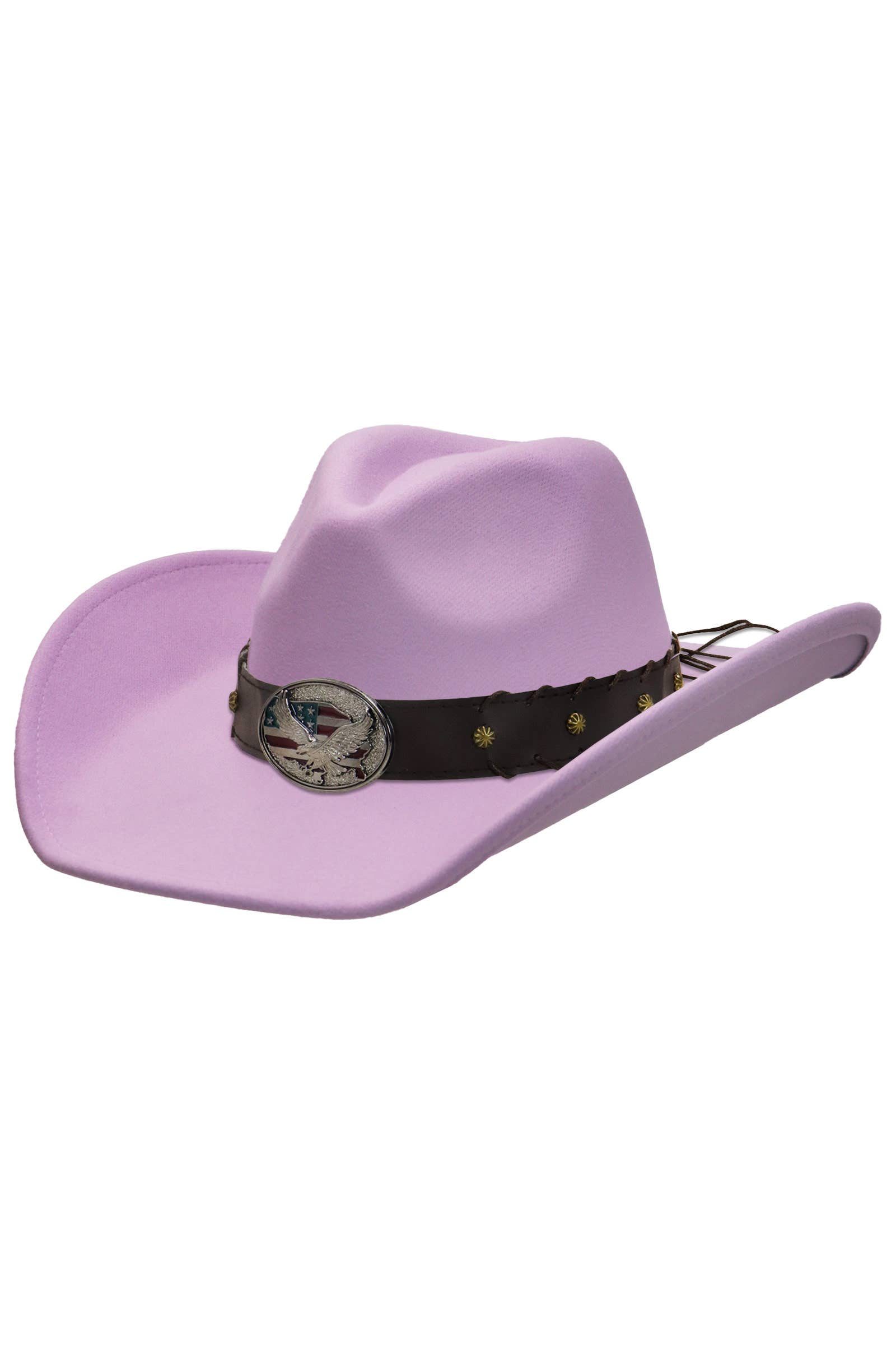 Cap Zone – wholesale Cowboy hat – Unisex – American Eagle Studded Belt Felt Cowboy Hat11