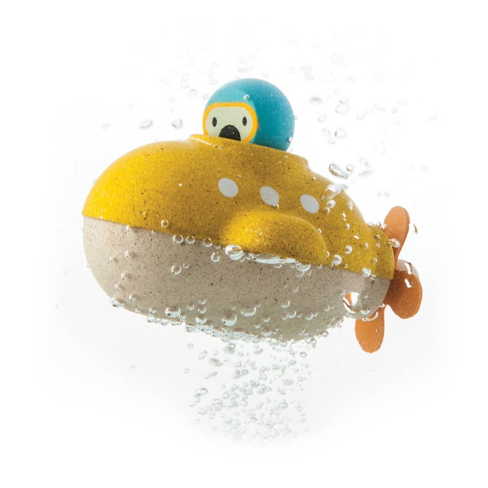 PlanToys - Wholesale Bath Toy - Baby - Baby's Dive & Explore Submarine Bath Toy