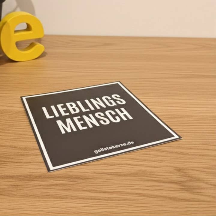 Greeting card "FAVORITE PERSON" – geilstekerze Design for wholesale by geilstekerze