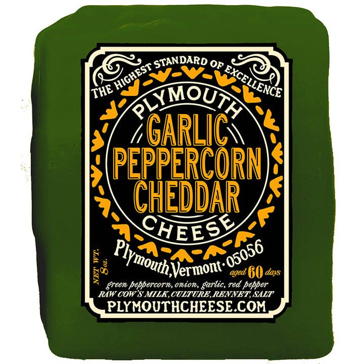 Garlic Peppercorn for wholesale by Plymouth Cheese