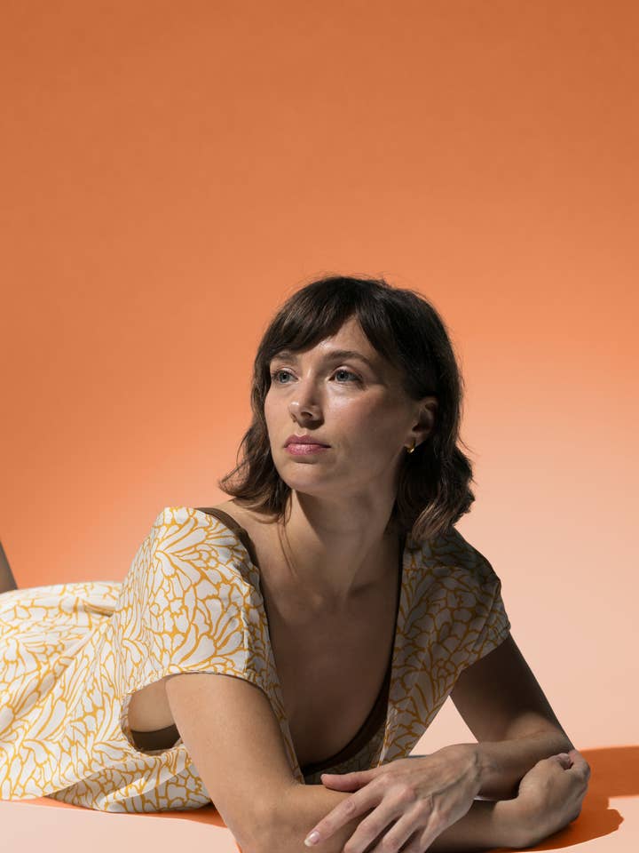 The Sylvana Silk Mini Kaftan for wholesale by H.H. Golden