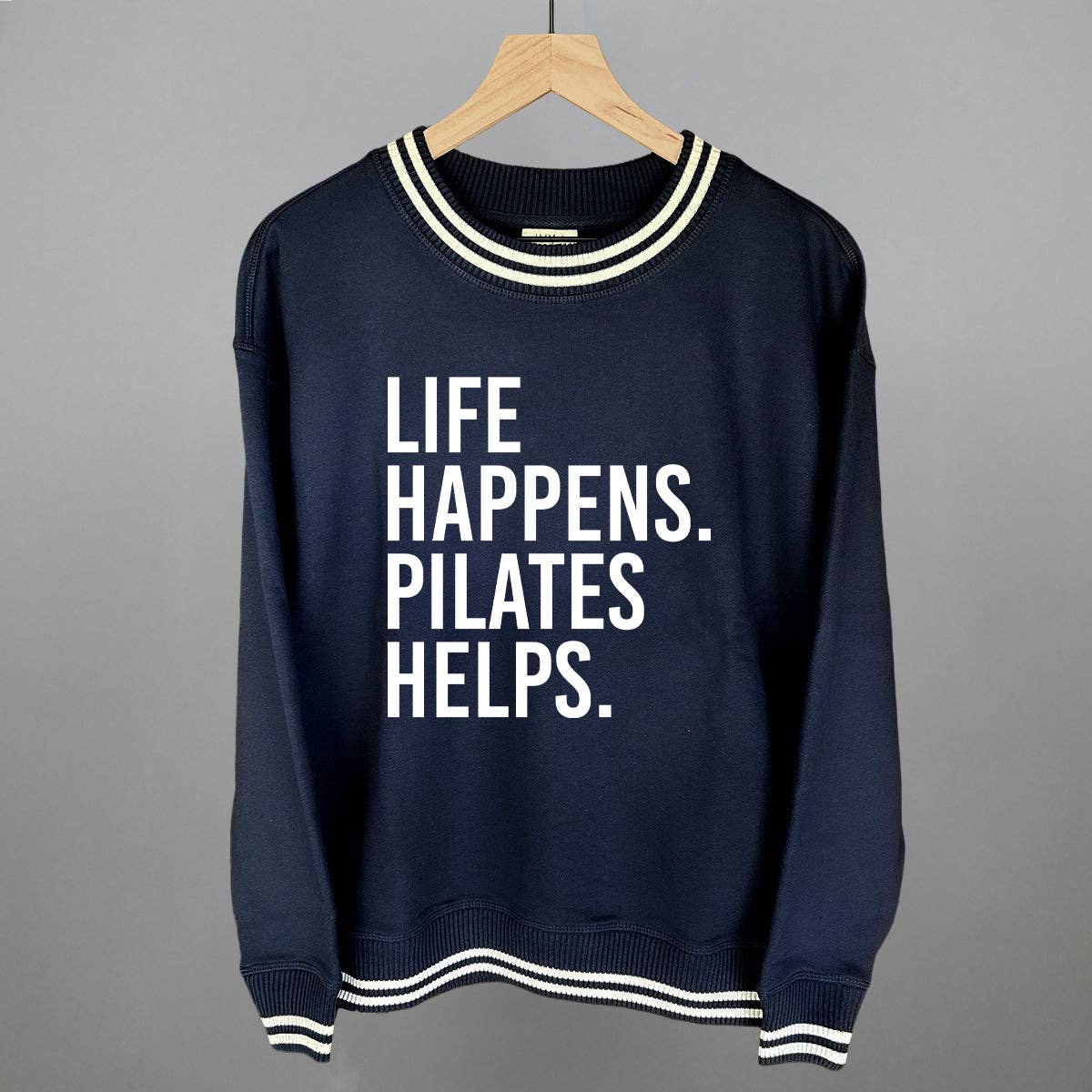 Ivy + Cloth - Wholesale Screen Printed T-Shirt - Women's - Life Happens Pilates Helps6