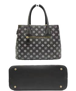 M&M HANDBAGS, LLC. - Wholesale Satchel - Women's - CM2678 3-in-1 Designer Inspired Satchel Clutch Wallet Set2